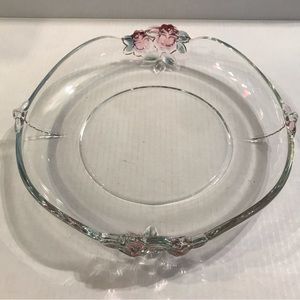 Mikasa “Dusty Rose” Serving Dish 12”x12”  Vintage